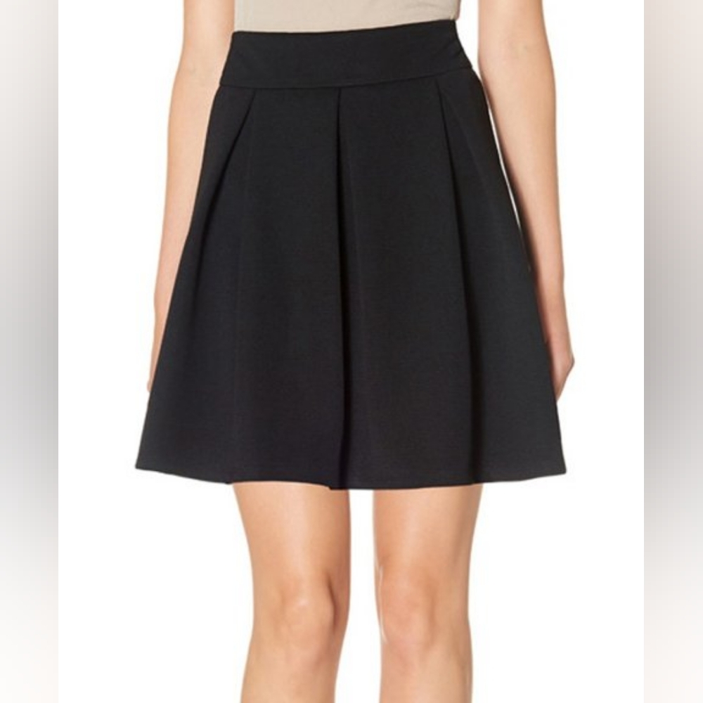 The Limited pleated black skirt with zipper